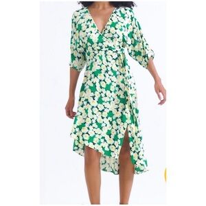 Diane Von Furstenberg :
Eloise A-line  faux wrap midi dress
